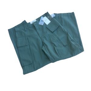 BDG URBAN OUTFITTERS Baggy Skate Surplus Cargo Wide Leg Green RN 66170 NWT 30x29